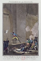 Stanislas-Marie Maillard (1763-94) en el asalto a la Bastilla el 14 de julio de 1789